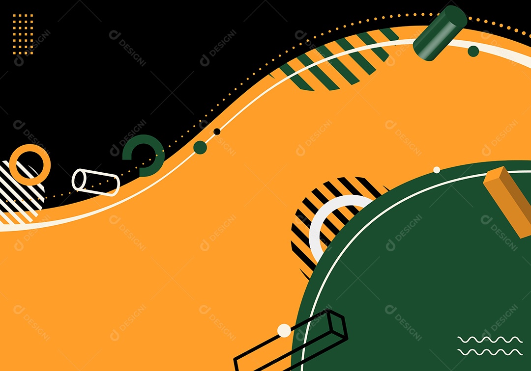 Fundo Realista 3D Vetor EPS