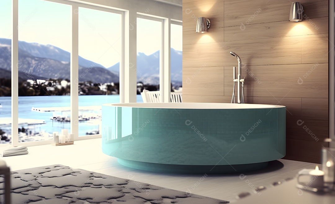 Detalhes da banheira do SPA