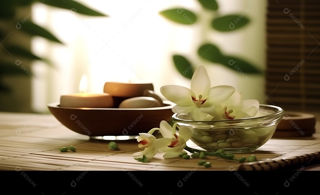 Detalhes de pedras de massagem