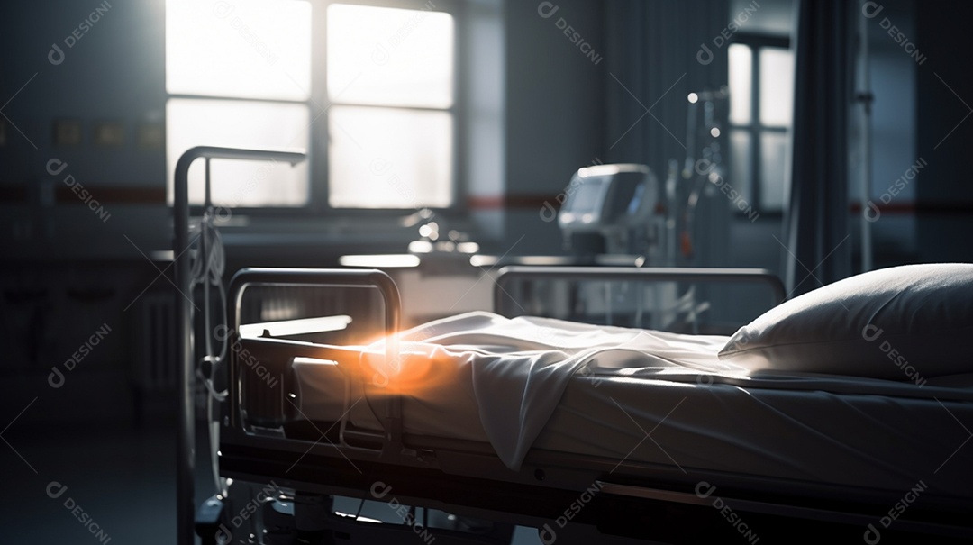 Maca vazia do hospital