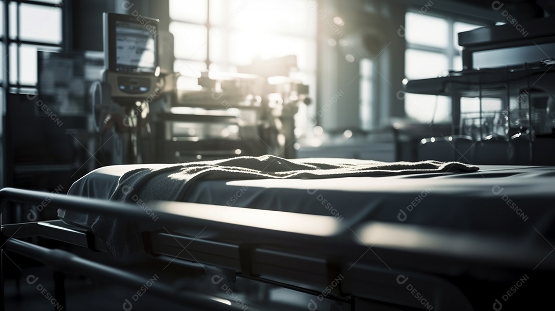 Maca vazia do hospital