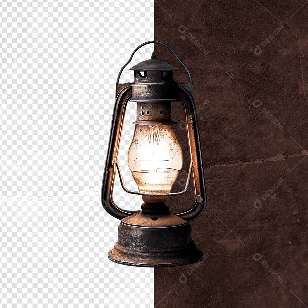 Elemento 3D Modelos De Lamparina Para Composição PSD