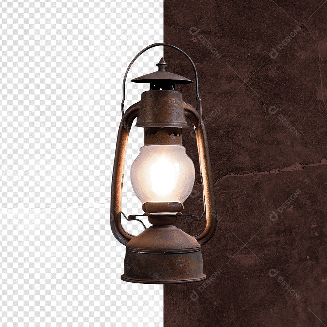 Modelos De Lamparina Elemento 3D Para Composição PSD