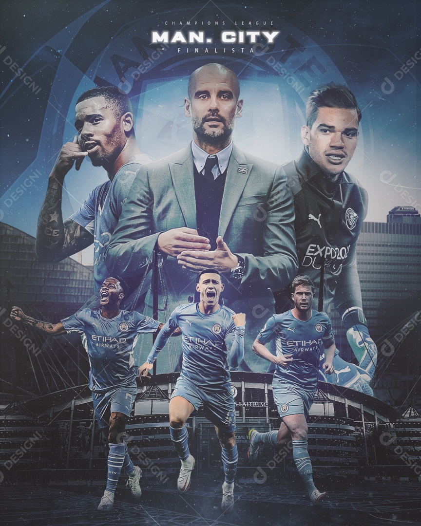 Flyer Man. City Social Media PSD Editável