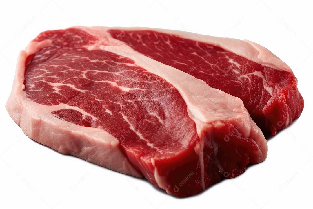 Carne fresca de angus crua para churrasco na grelha, bife de alcatra, em cima da tábua de madeira