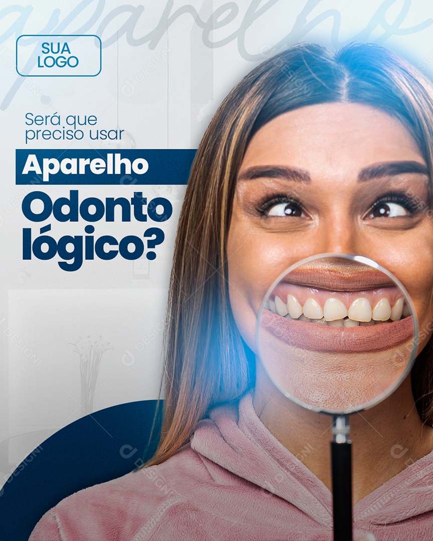 Será Que Preciso Usar Aparelho Odontológico Social Media PSD Editável