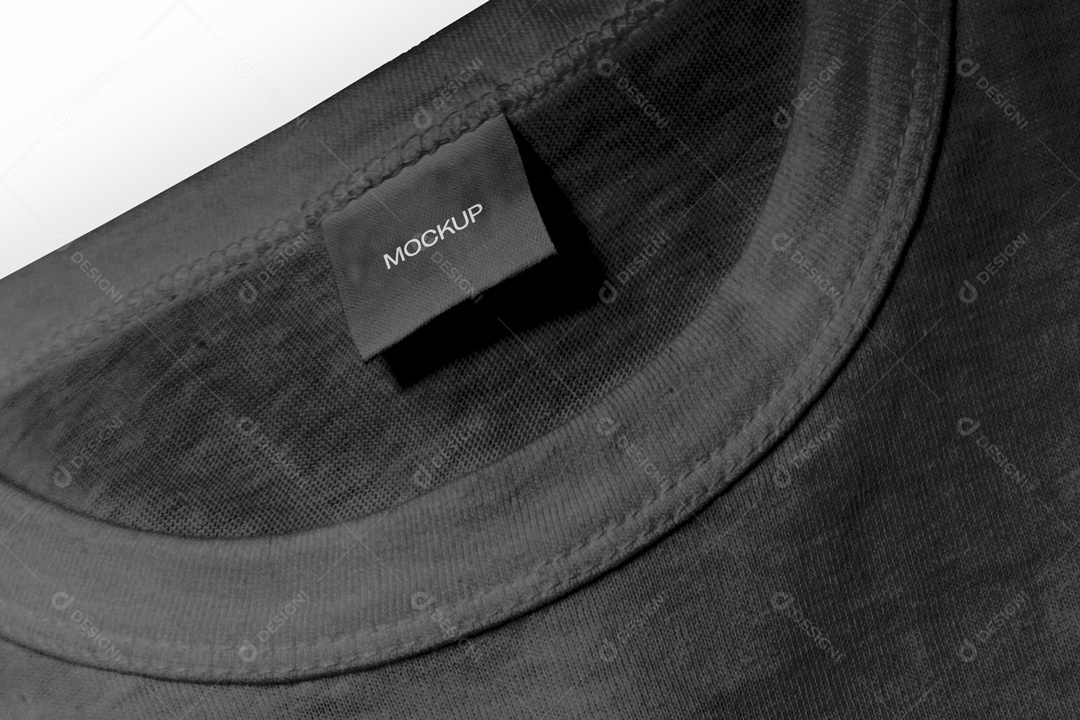 Mockup  Gola Camisa PSD Editável