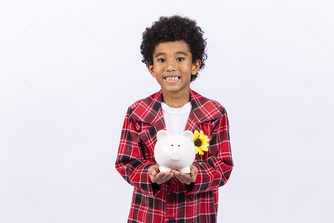 Menino com trajes de festa junina