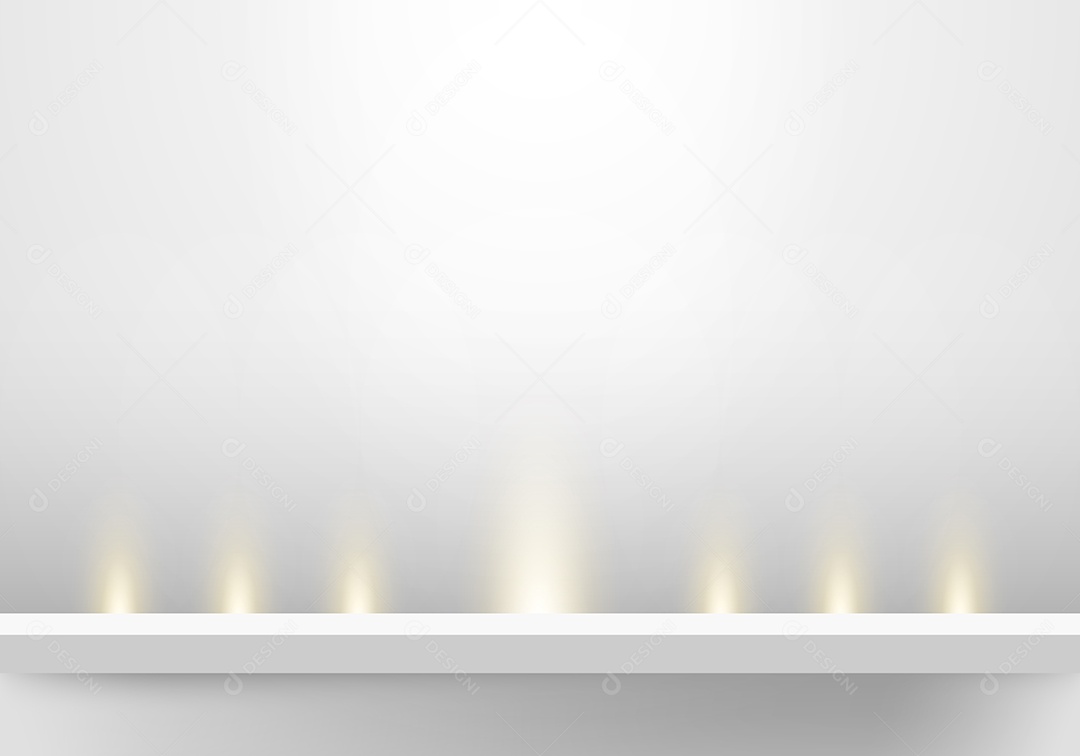 Cenário Branco Realista Ilustração Vetor EPS