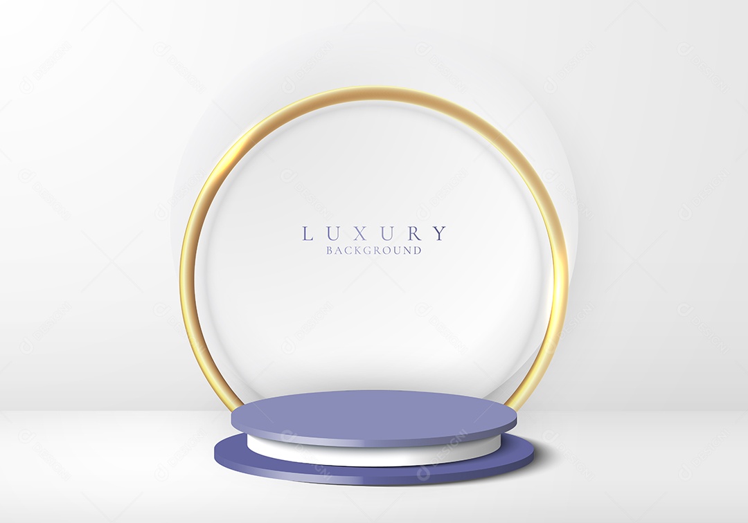 Cenário De Background De Luxo Realista Ilustração Vetor EPS