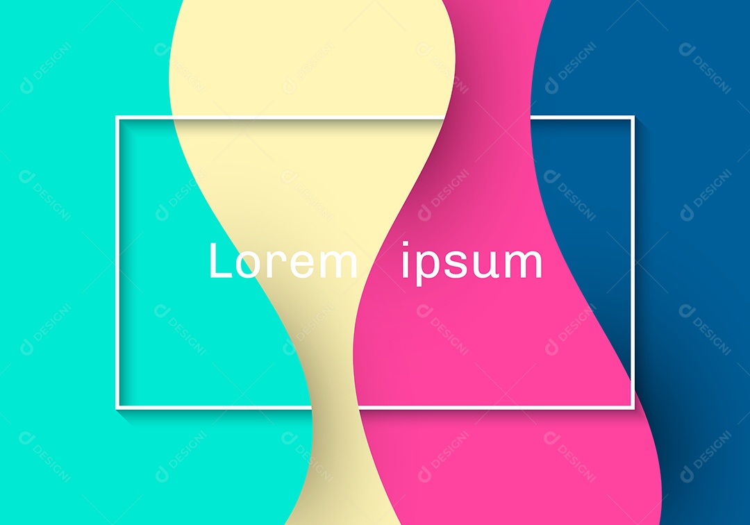 Cenário De Background Com Formas Abstrata Coloridas Ilustração Vetor EPS