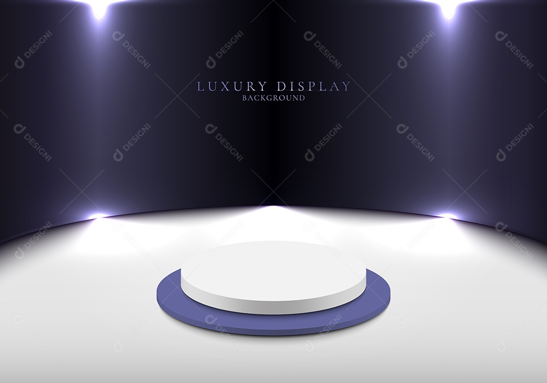 Cenário De Background De Luxo Realista Ilustração Vetor EPS