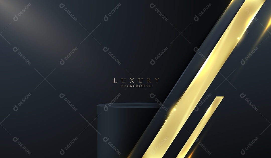 Cenário De Background De Luxo Realista Ilustração Vetor EPS