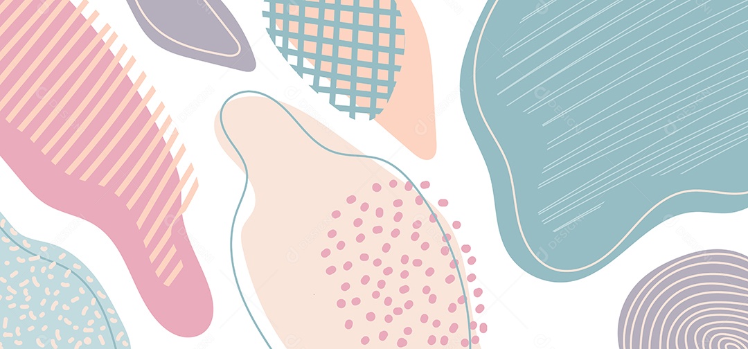 Cenário Formas Abstrata Realista Ilustração Vetor EPS