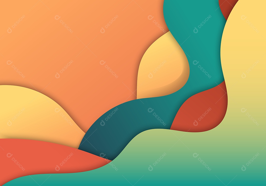 Cenário Realista Ilustração 3D Vetor EPS