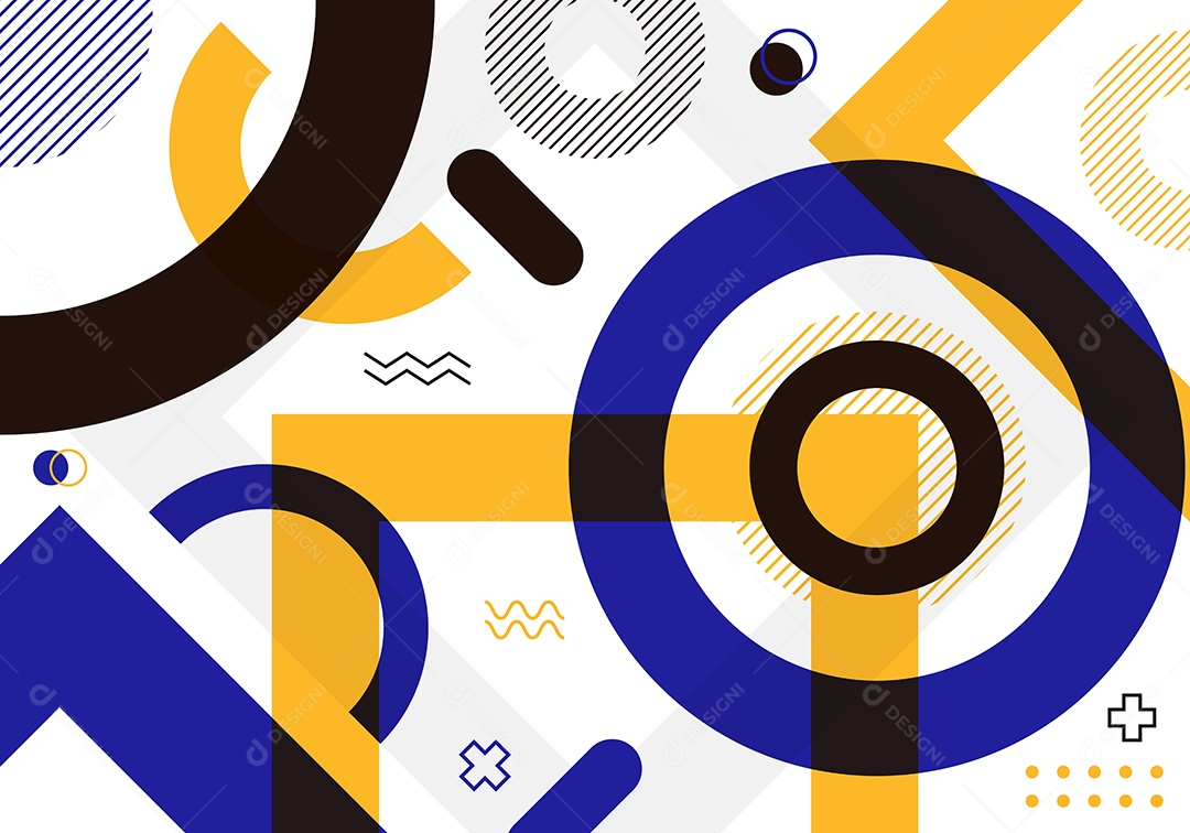 Cenário Com Formas Realista Ilustração Vetor EPS