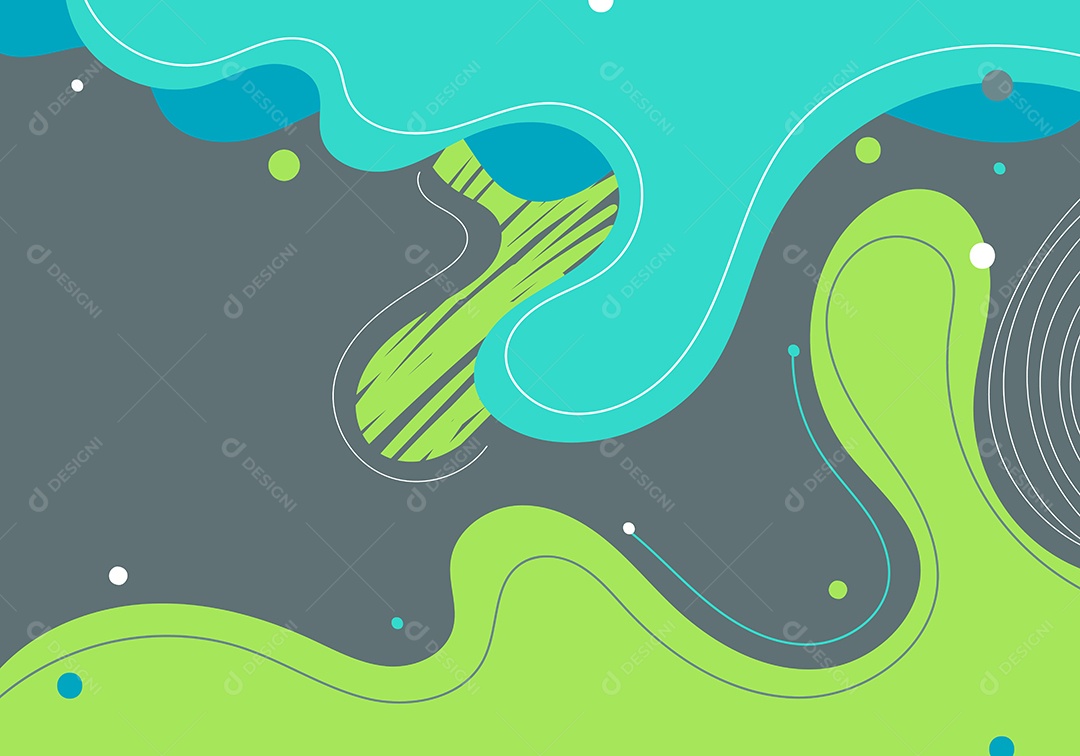 Cenário Realista De Formas Abstrata Ilustração Vetor EPS