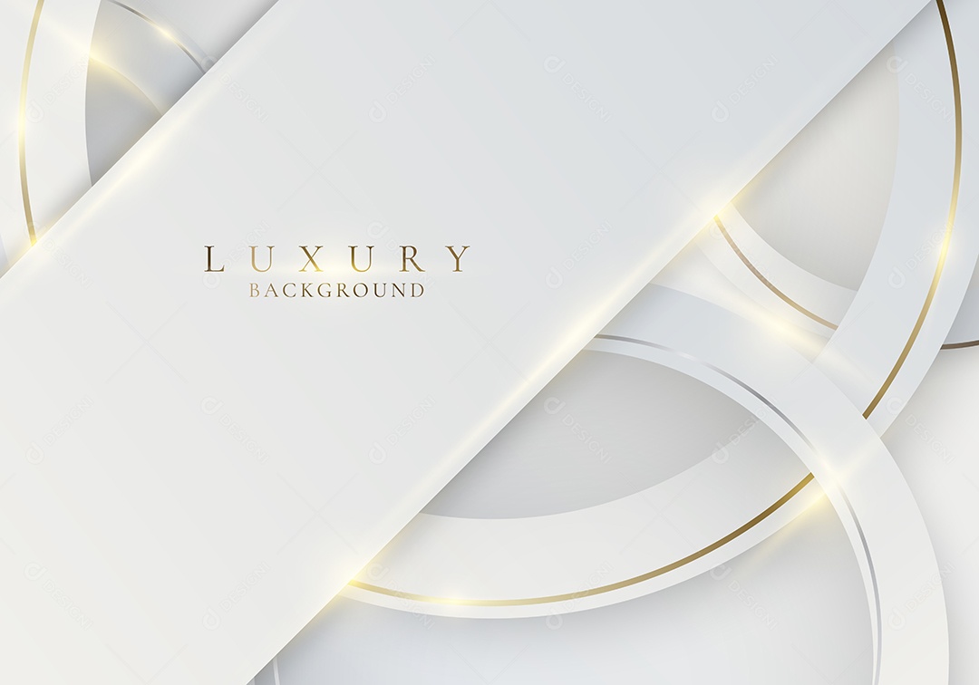 Cenário Background De Luxo Branco Realista Ilustração Vetor EPS