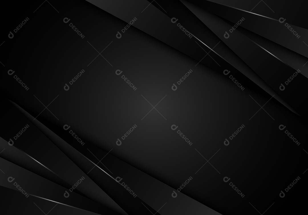 Cenário Preto Realista Ilustração Vetor EPS