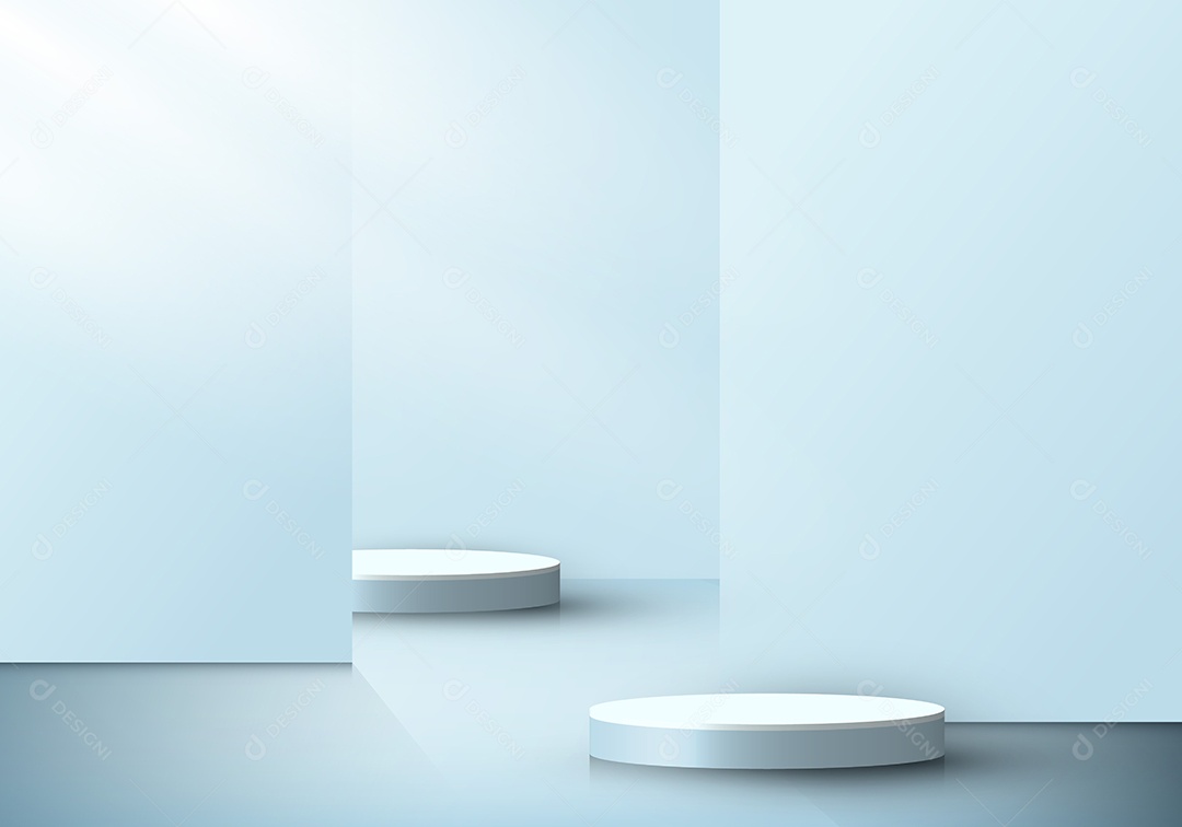 Cenário Realista Ilustração Vetor EPS