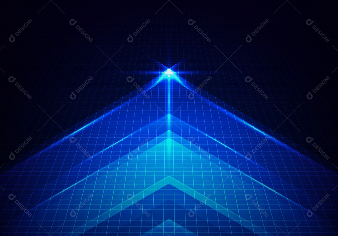 Cenário Realista Azul Ilustração Vetor EPS