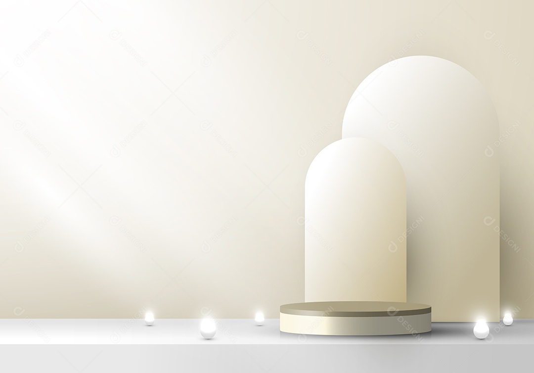 Cenário Realista Ilustração 3D Vetor EPS