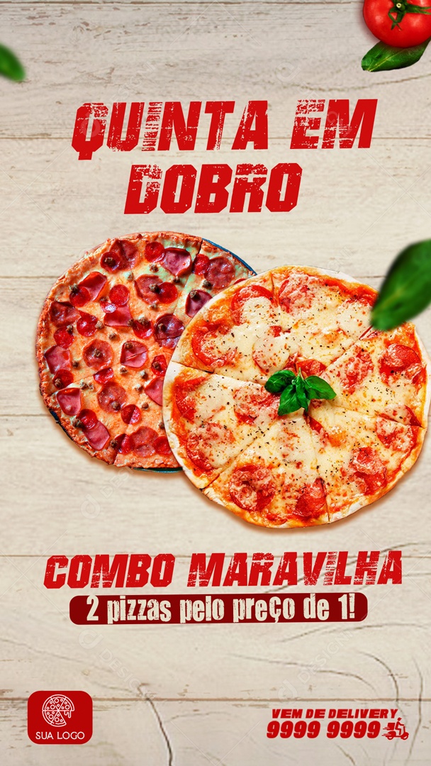 Social Media Story Quinta Em Dobro Combo PSD Editável