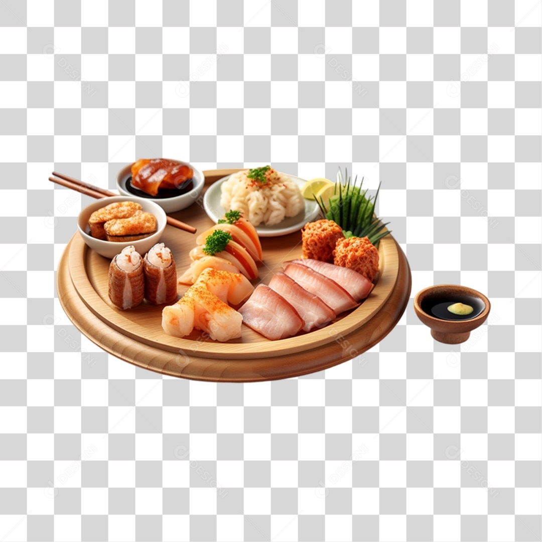 Comida Japonesa PNG Transparente