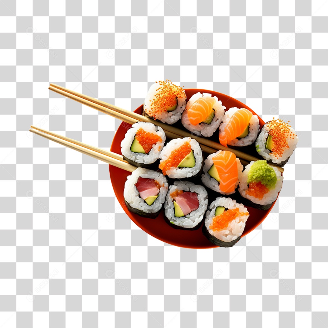 Comida Japonesa PNG Transparente