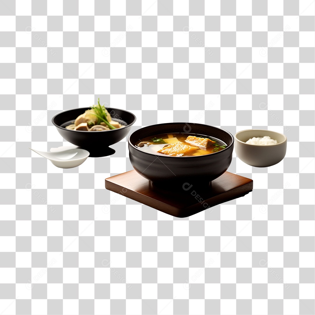 Comida Japonesa PNG Transparente
