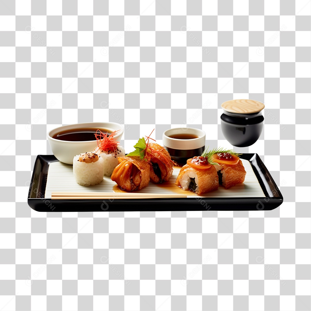 Comida Japonesa PNG Transparente
