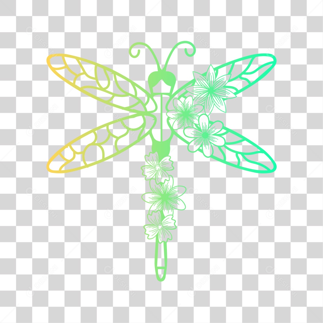 Borboleta Colorida PNG Transparente