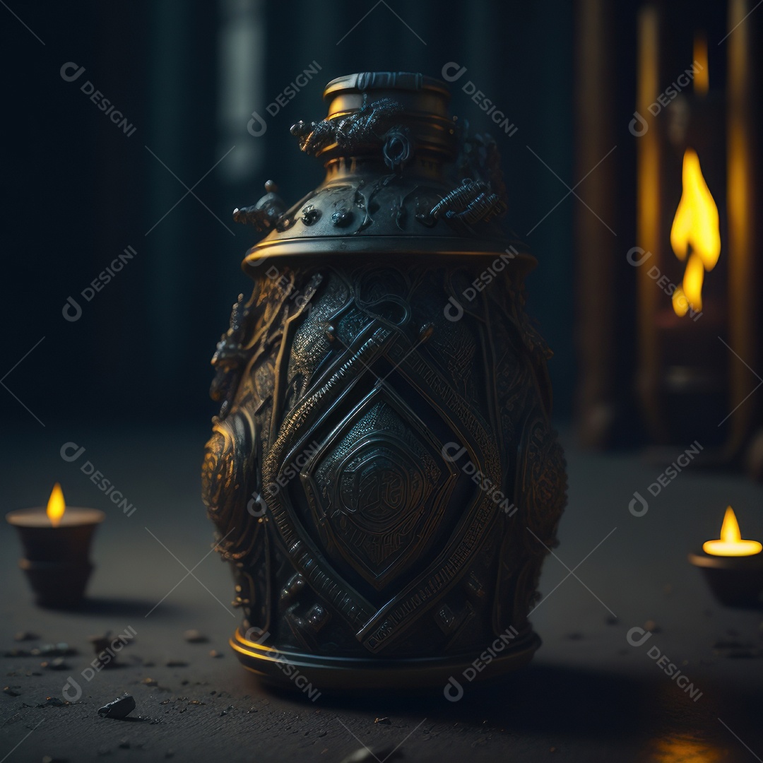 Imagem realista de grana toxica sobre fundo desfocado.