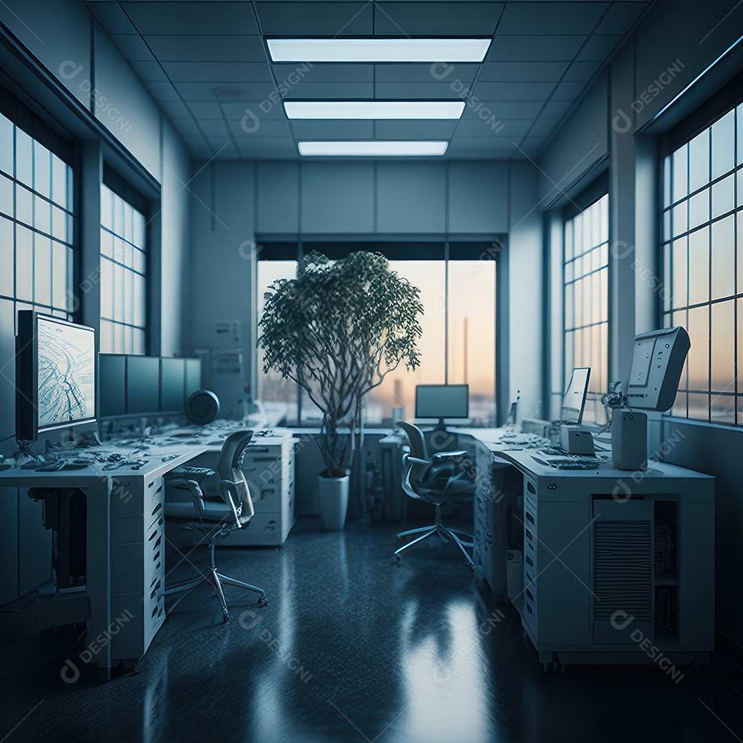 Sala de tomografia computadorizada.