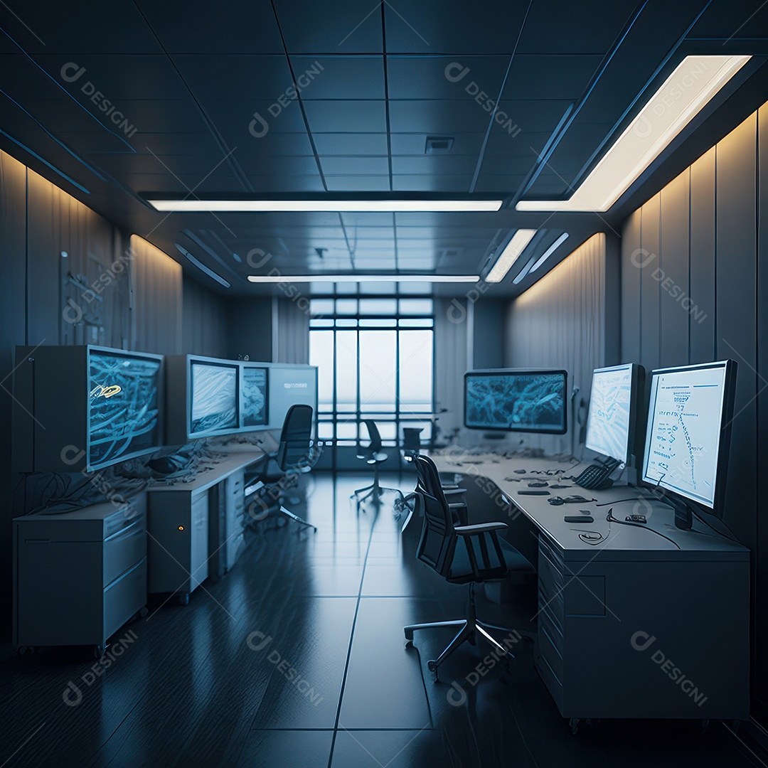 Sala de tomografia computadorizada.