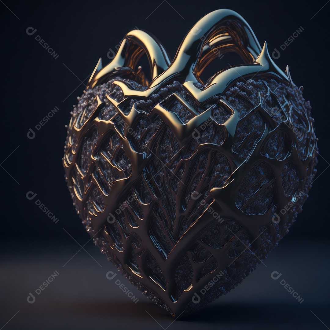 Coração 3d alta resolução.