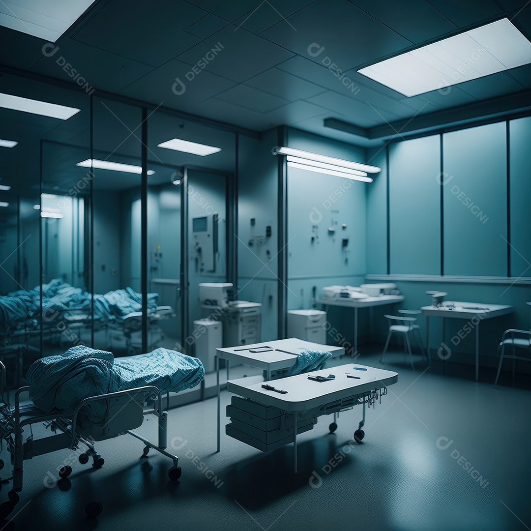 Sala de cirurgia hospitalar.