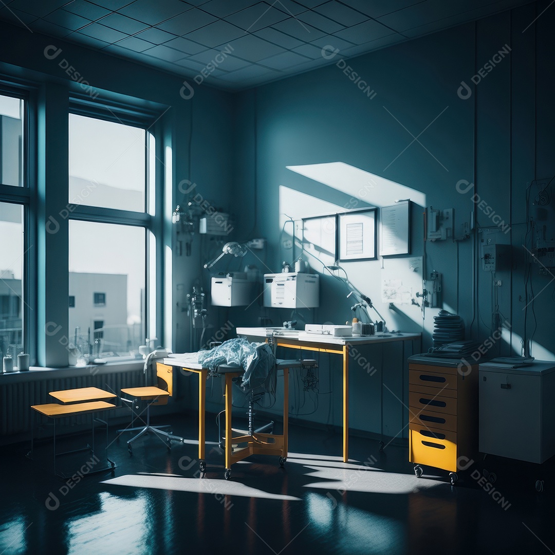 Sala de cirurgia hospitalar.