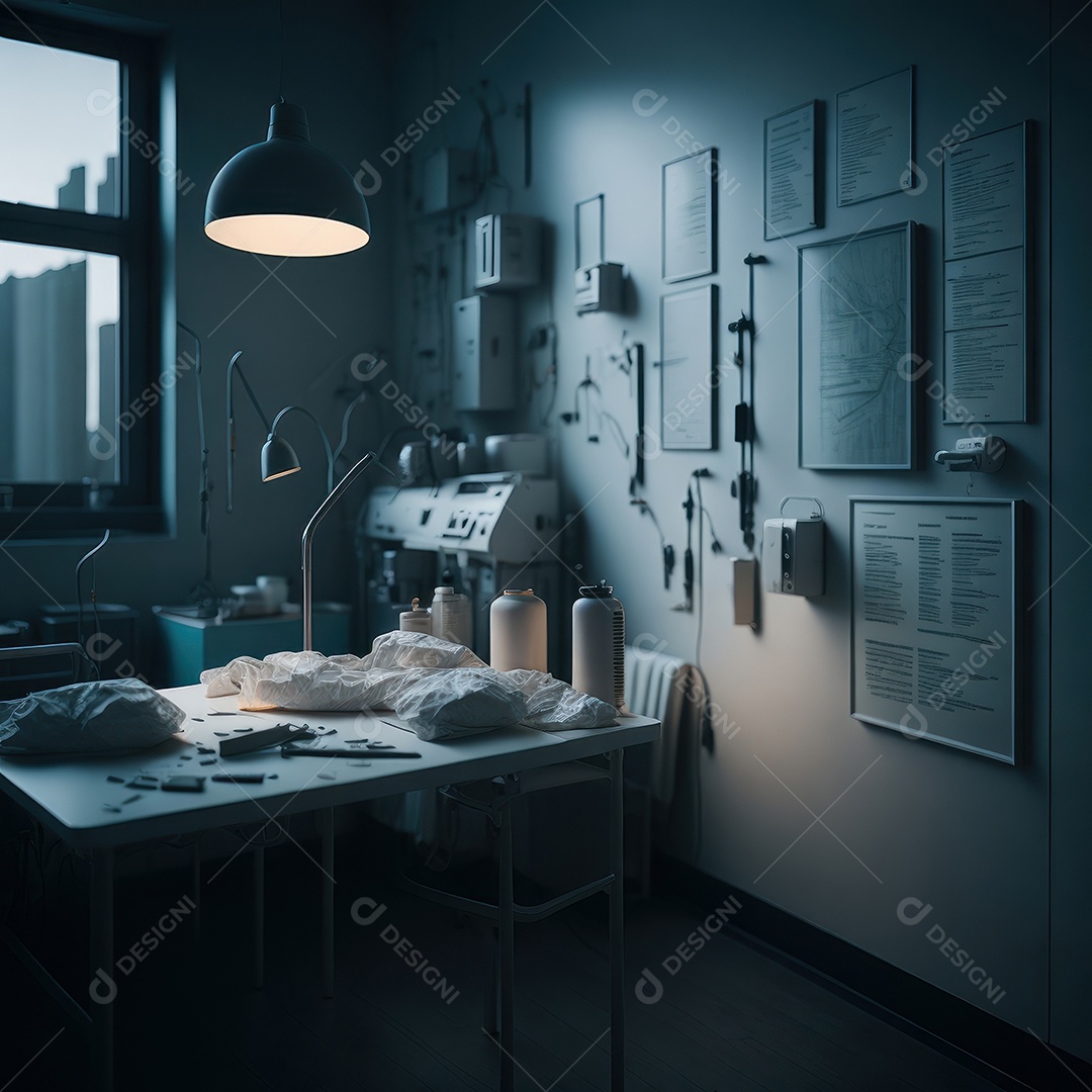 Sala de cirurgia hospitalar.