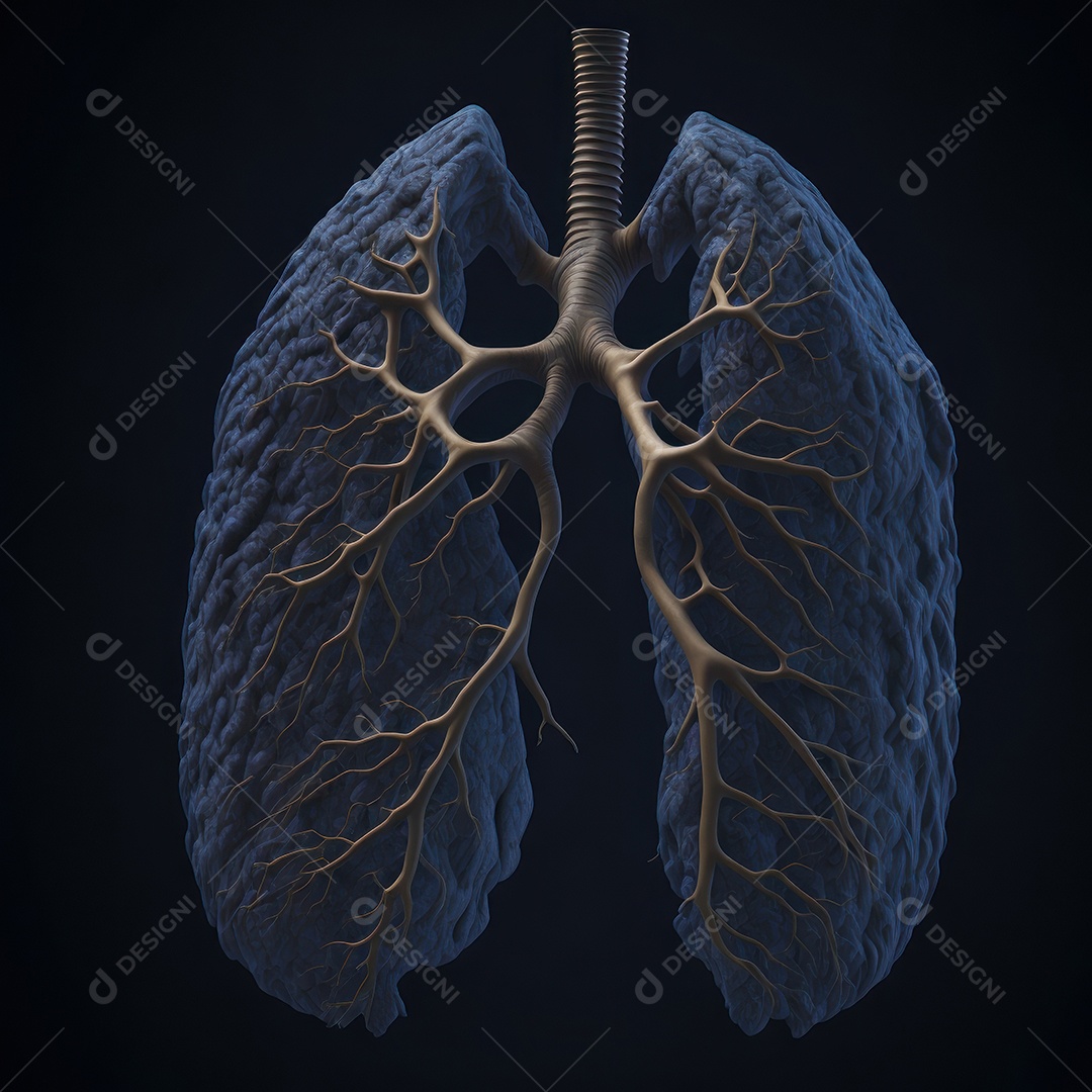 ilustração de pulmão.