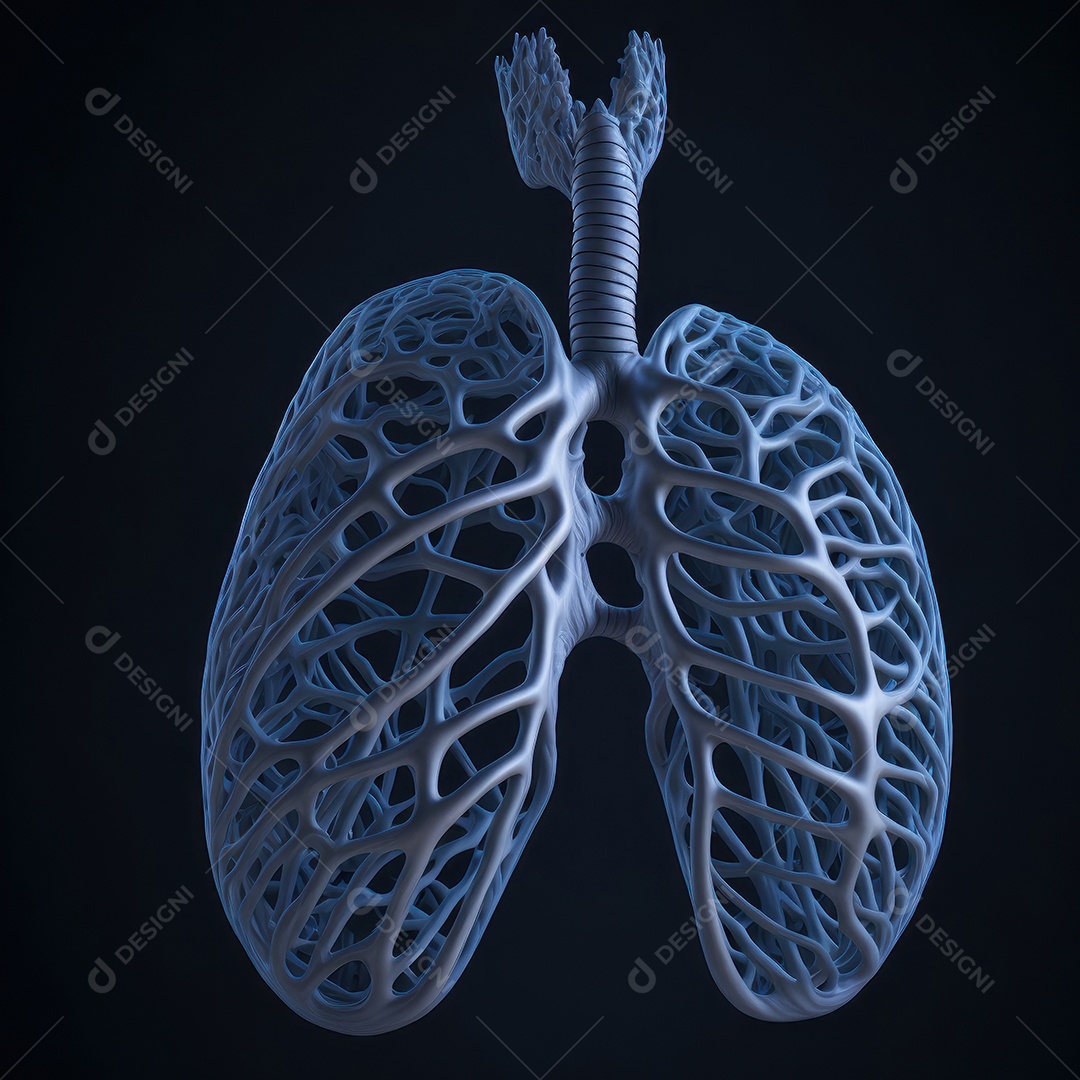 ilustração de pulmão.