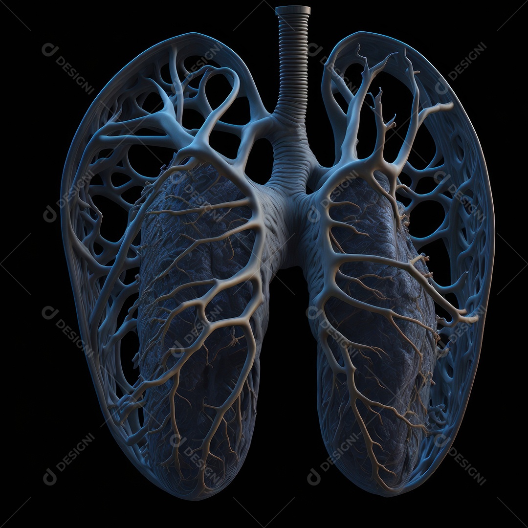 ilustração de pulmão.