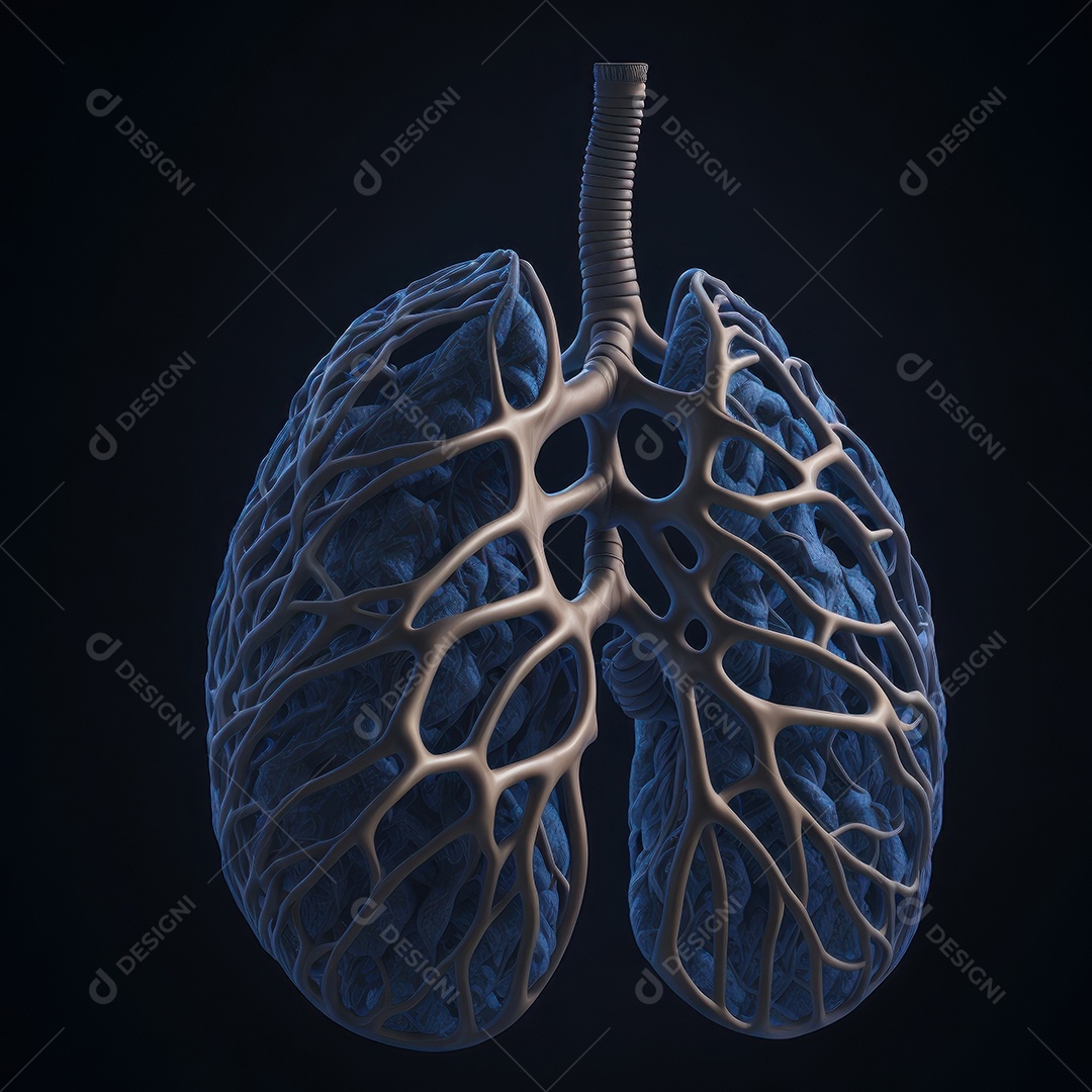 ilustração de pulmão.