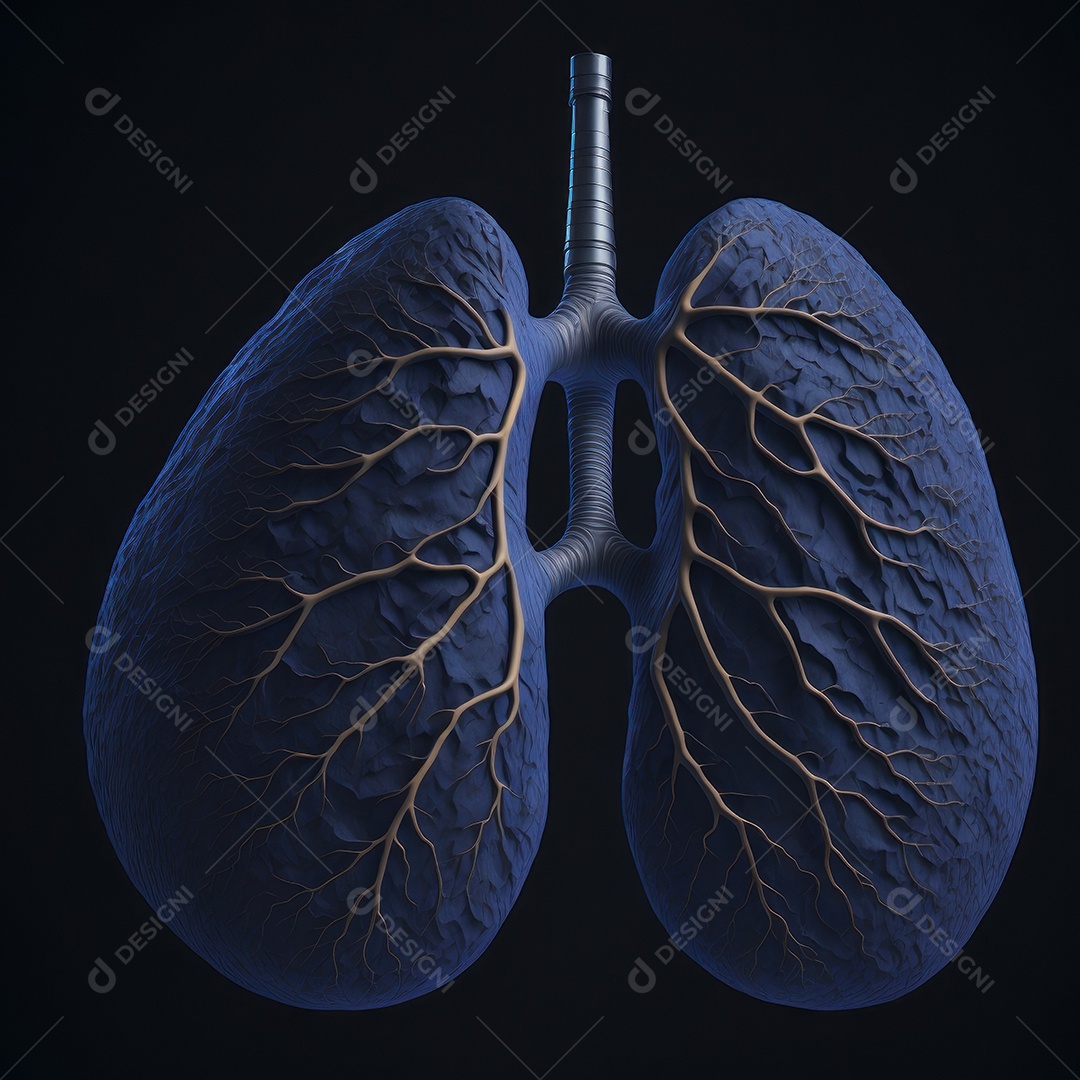 ilustração de pulmão.