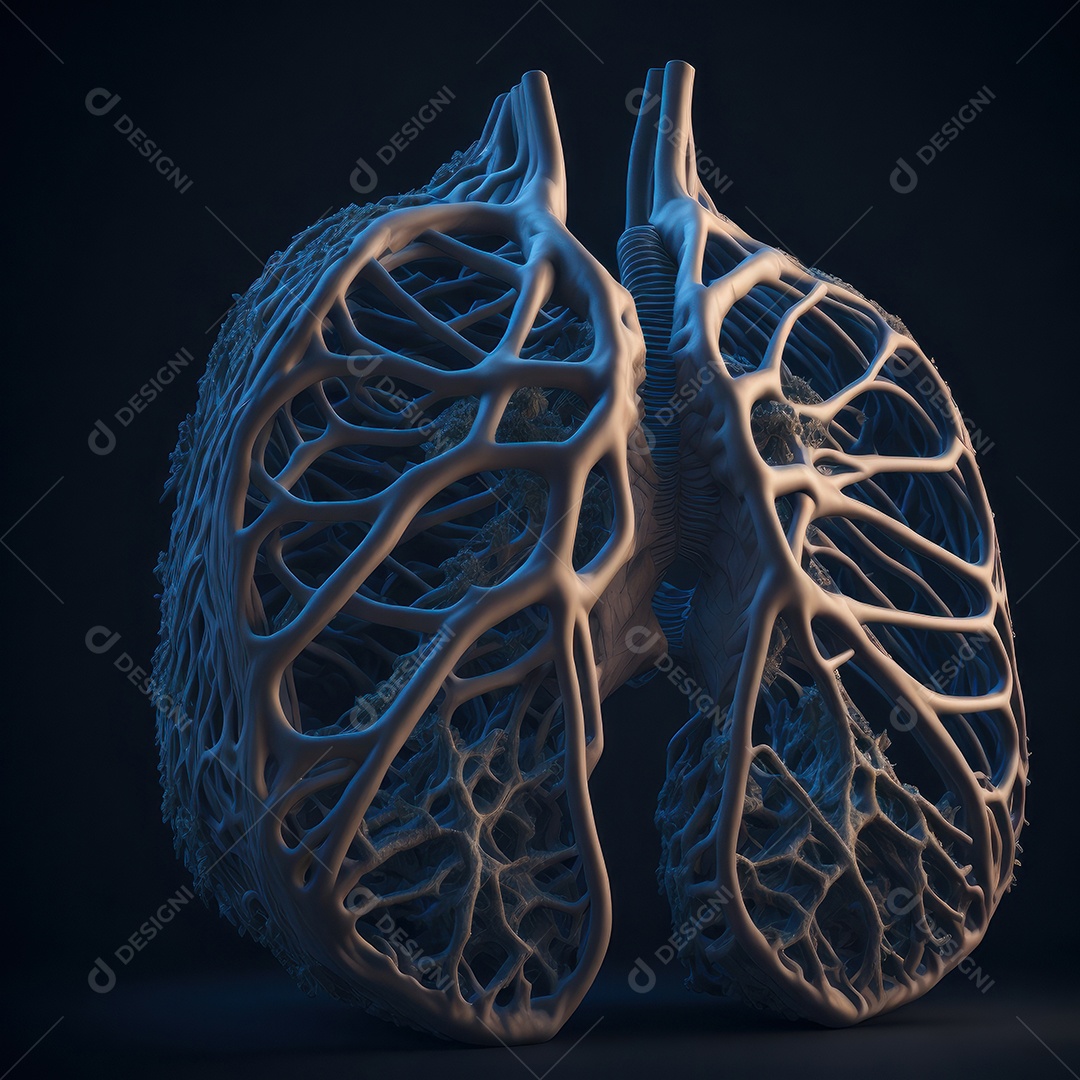 ilustração de pulmão.