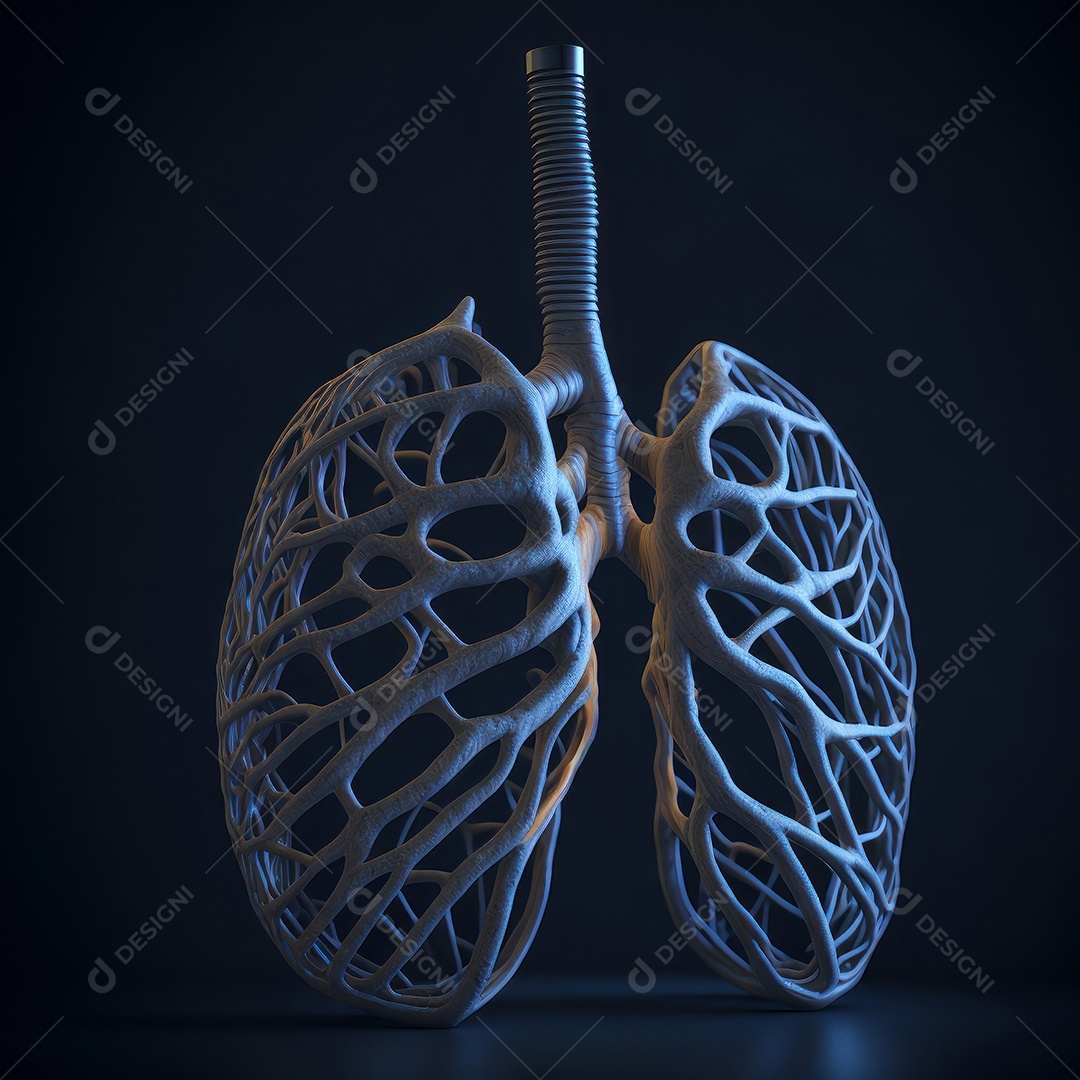 ilustração de pulmão.