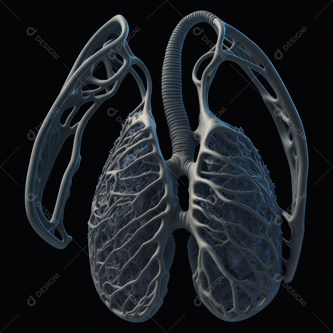 ilustração de pulmão.