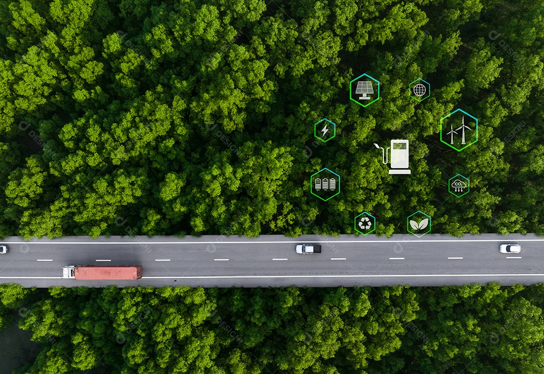 Energia renovável e sustentável para veículos elétricos