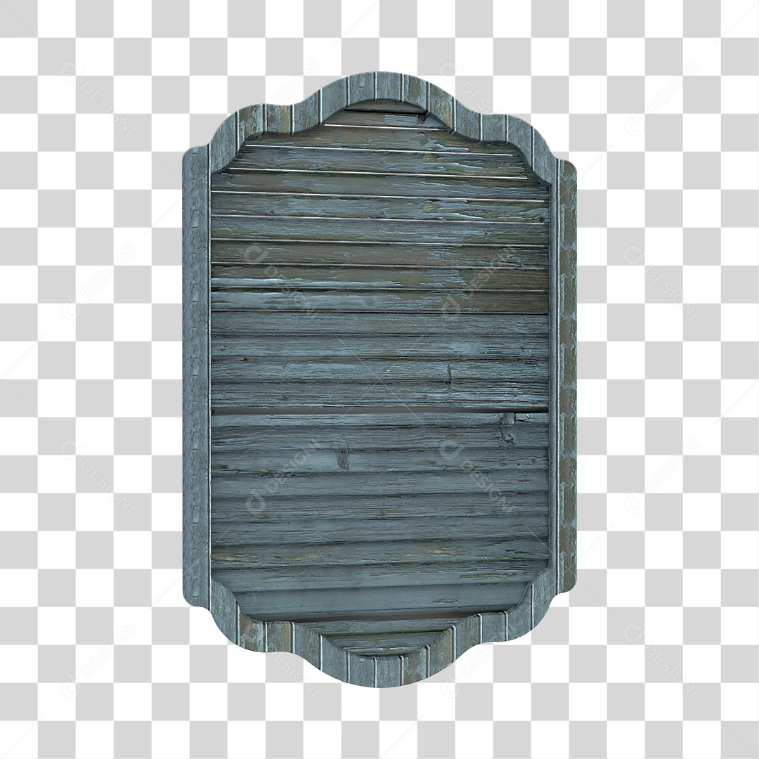 Janela de Madeira Placa PNG Transparente