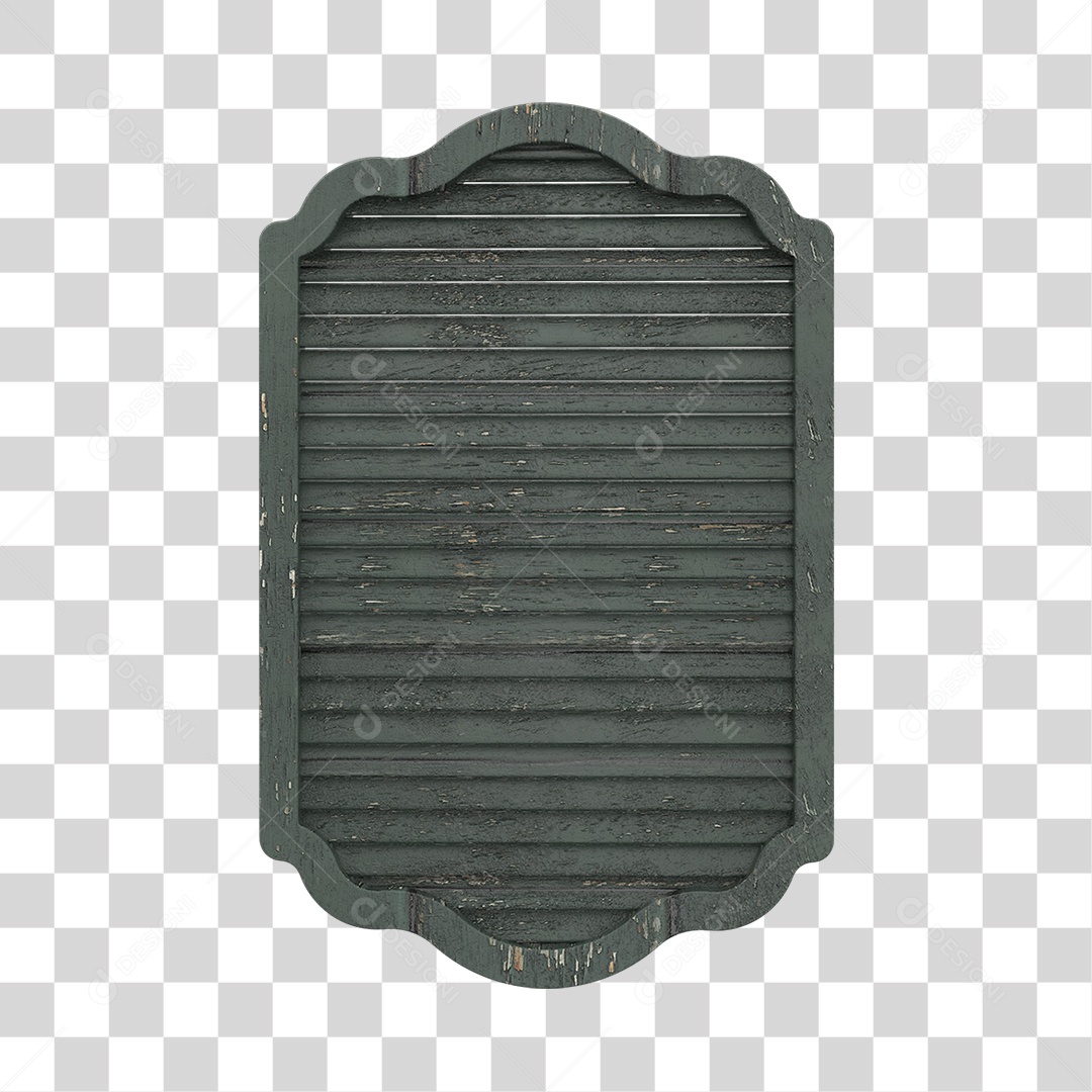 Janela de Madeira Placa PNG Transparente